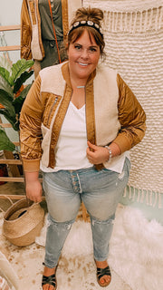 Feelin GOLD Bomber Jacket